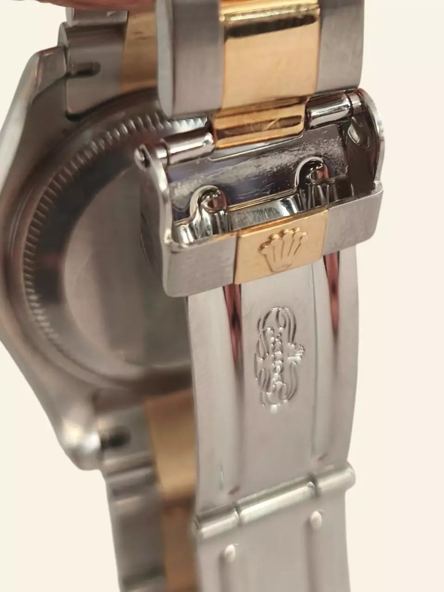 Rolex Yacht-master 169623 In Steel And 18k Gold, White Dial-photo-2