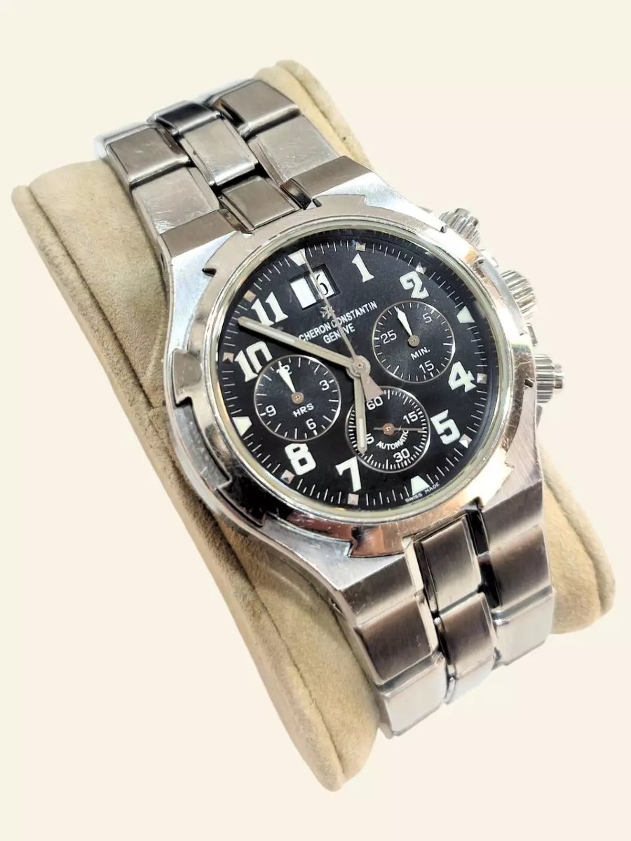 Vacheron Constantin Overseas Chronographe 49140/423A, acier, full set-photo-3