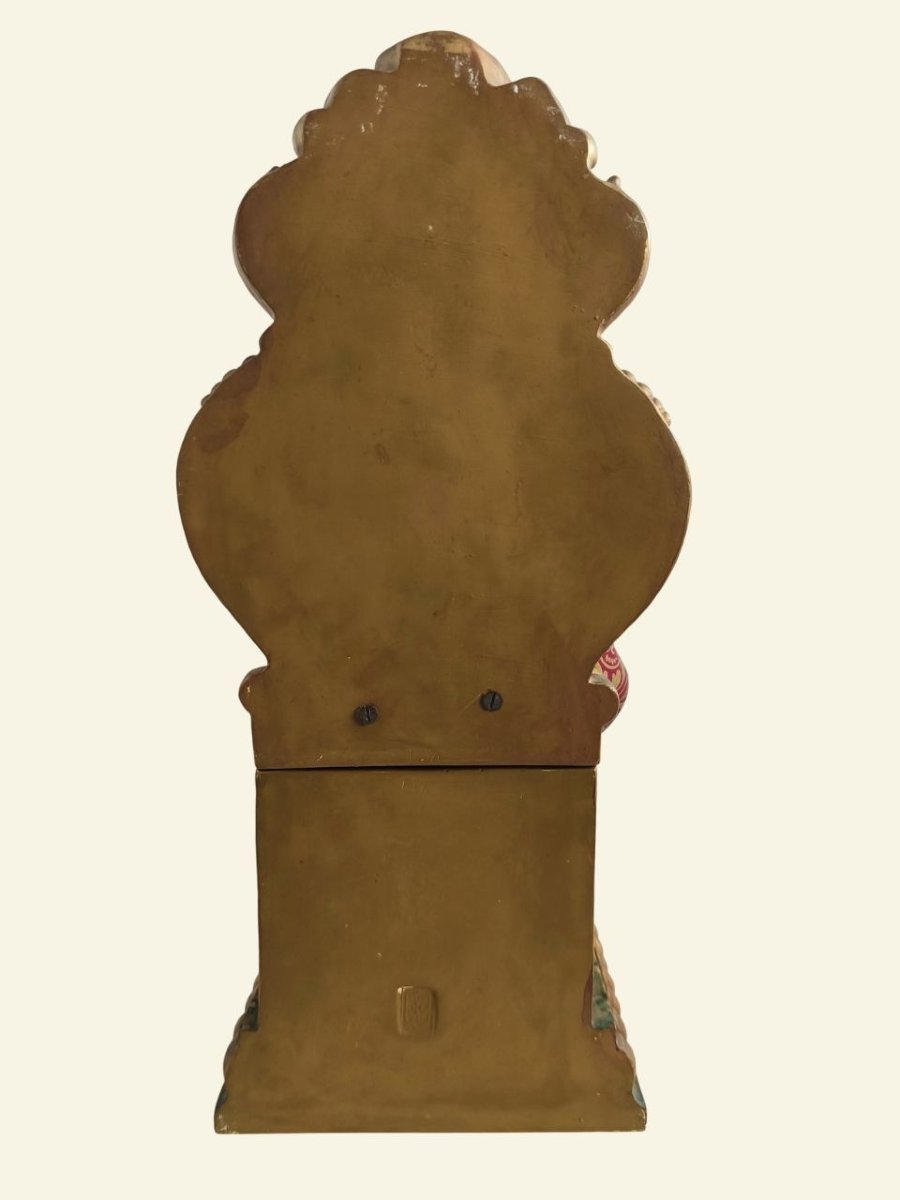 Sacré-Cœur de Jésus en majesté, atelier El Arte Cristiano d'Olot, avec console murale – 52 cm-photo-4