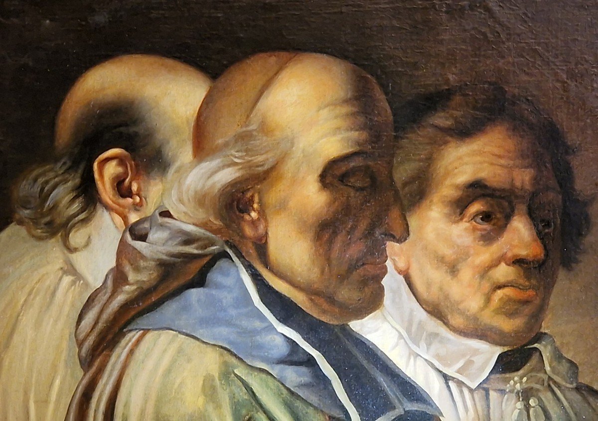 Painting After Girodet - Austrian Ecclesiastics-photo-1