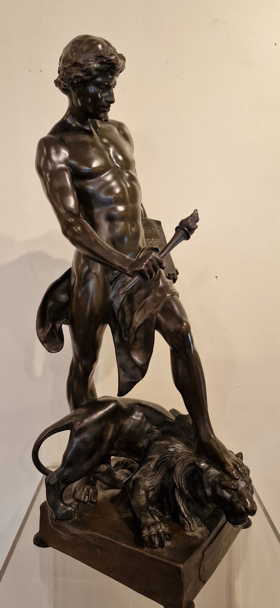 Bronze - Emile Louis Picault - The Spirit Primes The Force --photo-4