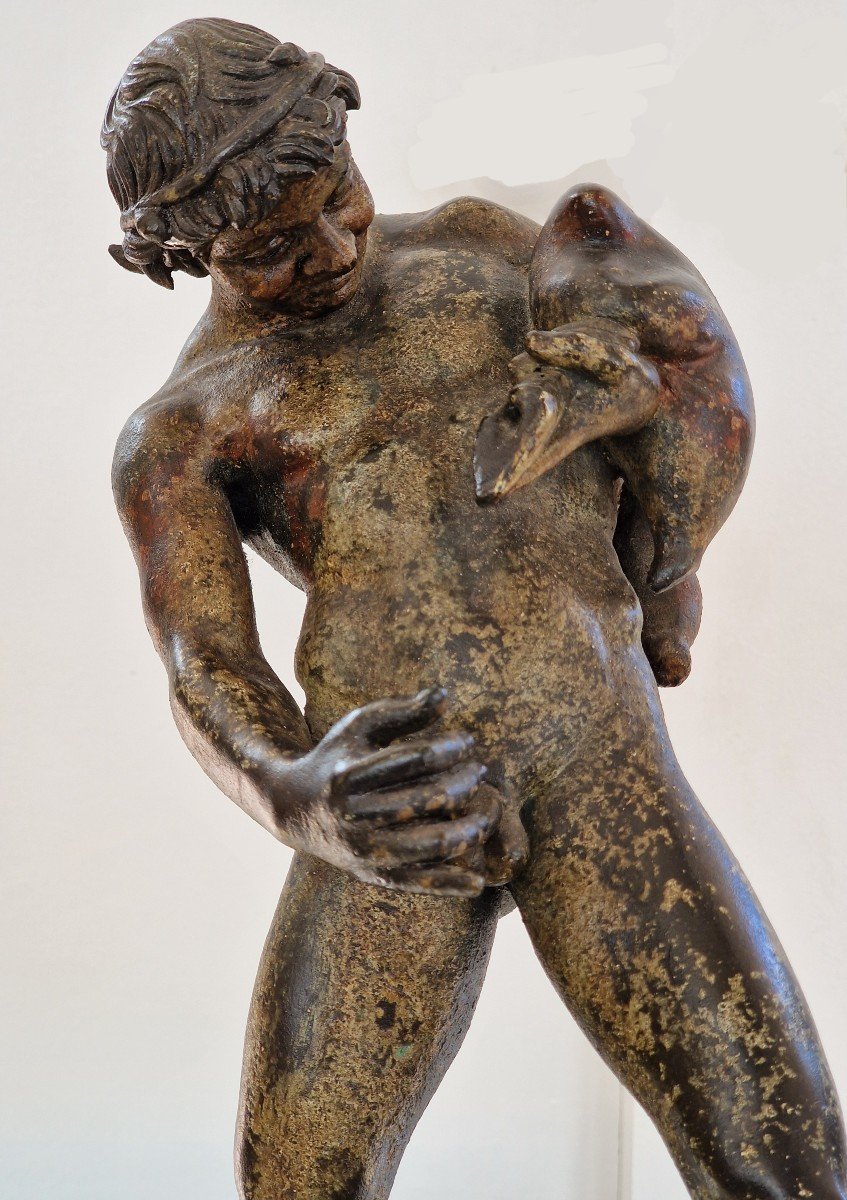 Bronze -Faune Ivre - Pompéi-photo-2