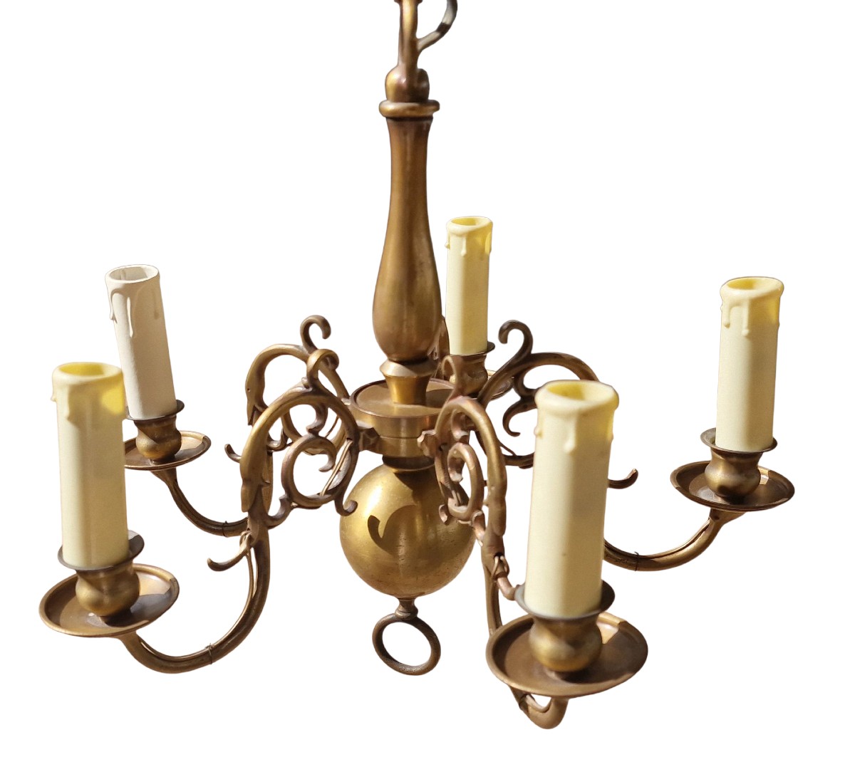 Small 5-light Chandelier In The Dutch Style Of The 19th Century