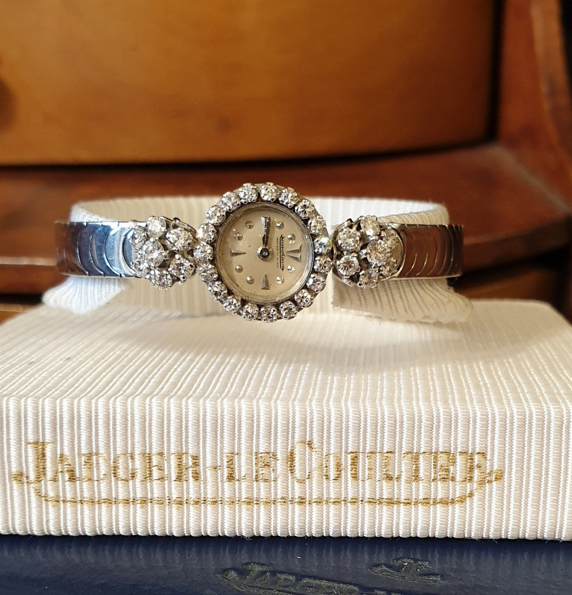 Women's Jewelry Bracelet Watch (white Gold And Diamonds) Jaeger Lecoultre