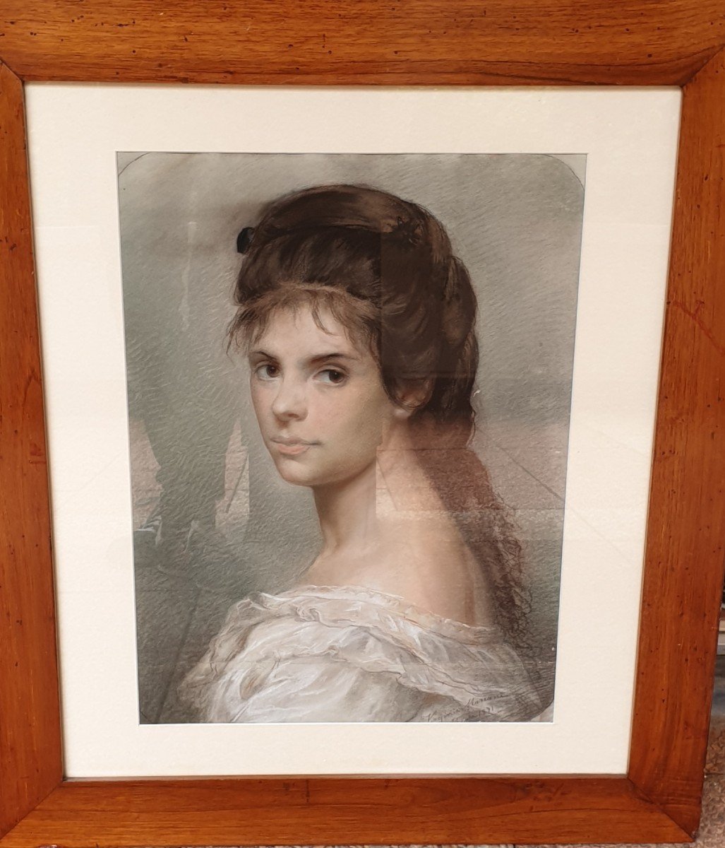 Pastel Signed Virginia Mariani - 1871-photo-2