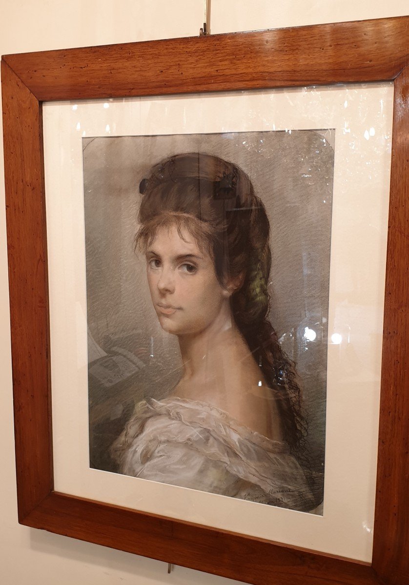 Pastel Signed Virginia Mariani - 1871-photo-3