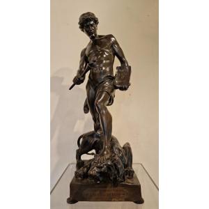 Bronze - Emile Louis Picault - l' Esprit Prime La Force -