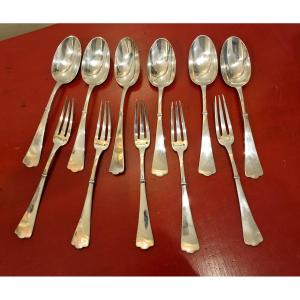 Silver Entremet Cutlery - Circa 1930