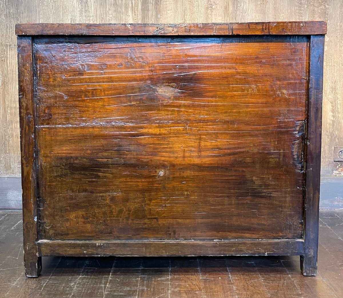 Buffet Ancien Chinois 4 Portes + 2 Tiroirs-photo-2