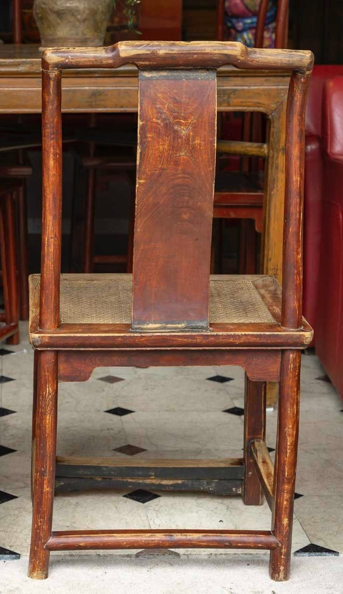 Chaise Ancienne Chinoise Linhai-photo-2