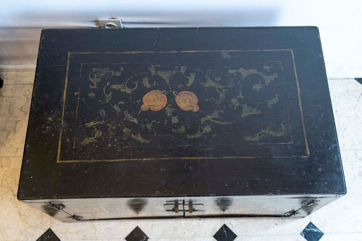 Coffre ancien chinois-photo-3