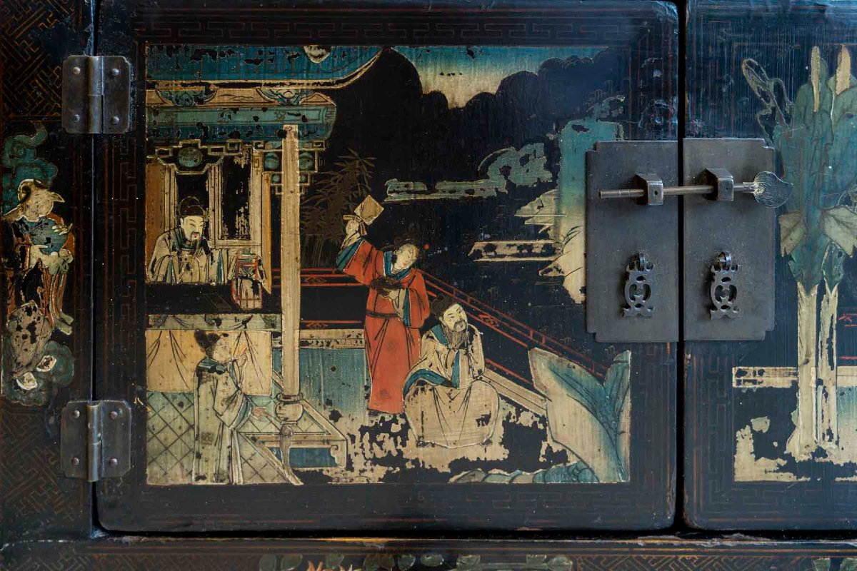 Coffre ancien chinois-photo-2