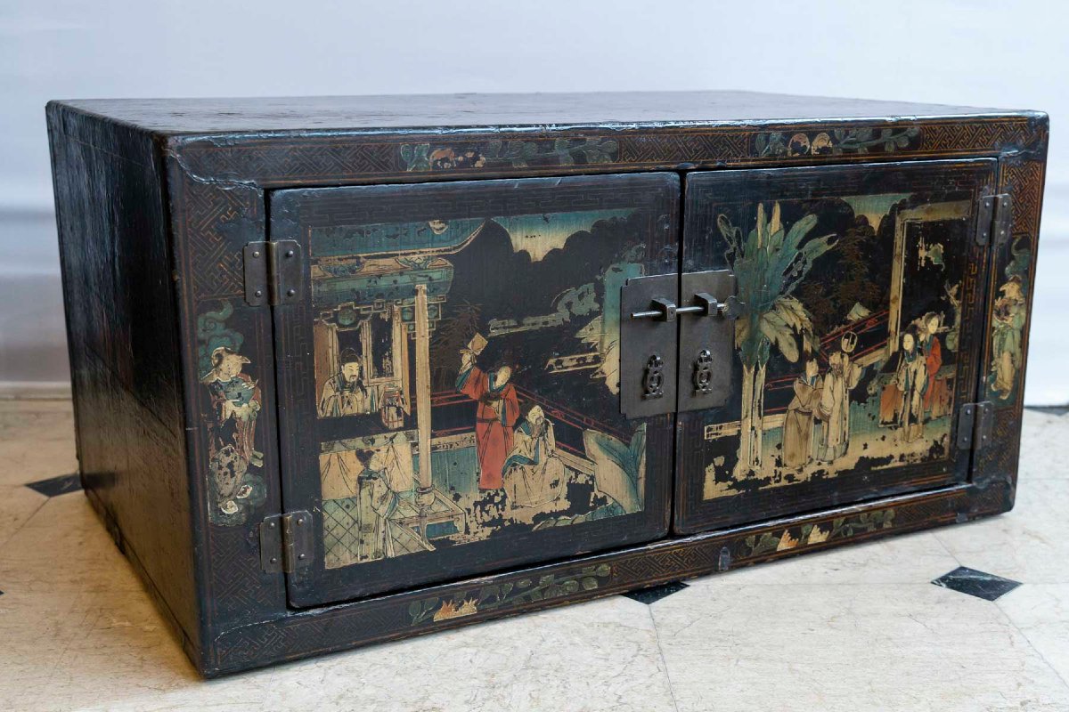 Coffre ancien chinois-photo-4
