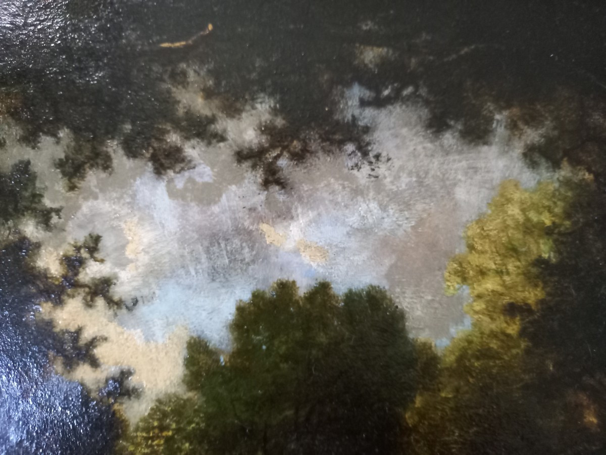 Oil On Canvas Signed Léon Richet (1847-1907)-photo-2
