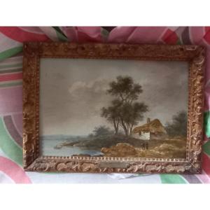 Huile Sur Panneau, Lazare Bruandet (1755-1804)