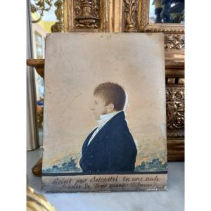 Pochade: Portrait d'Un Gentilhomme Sous La Restauration.