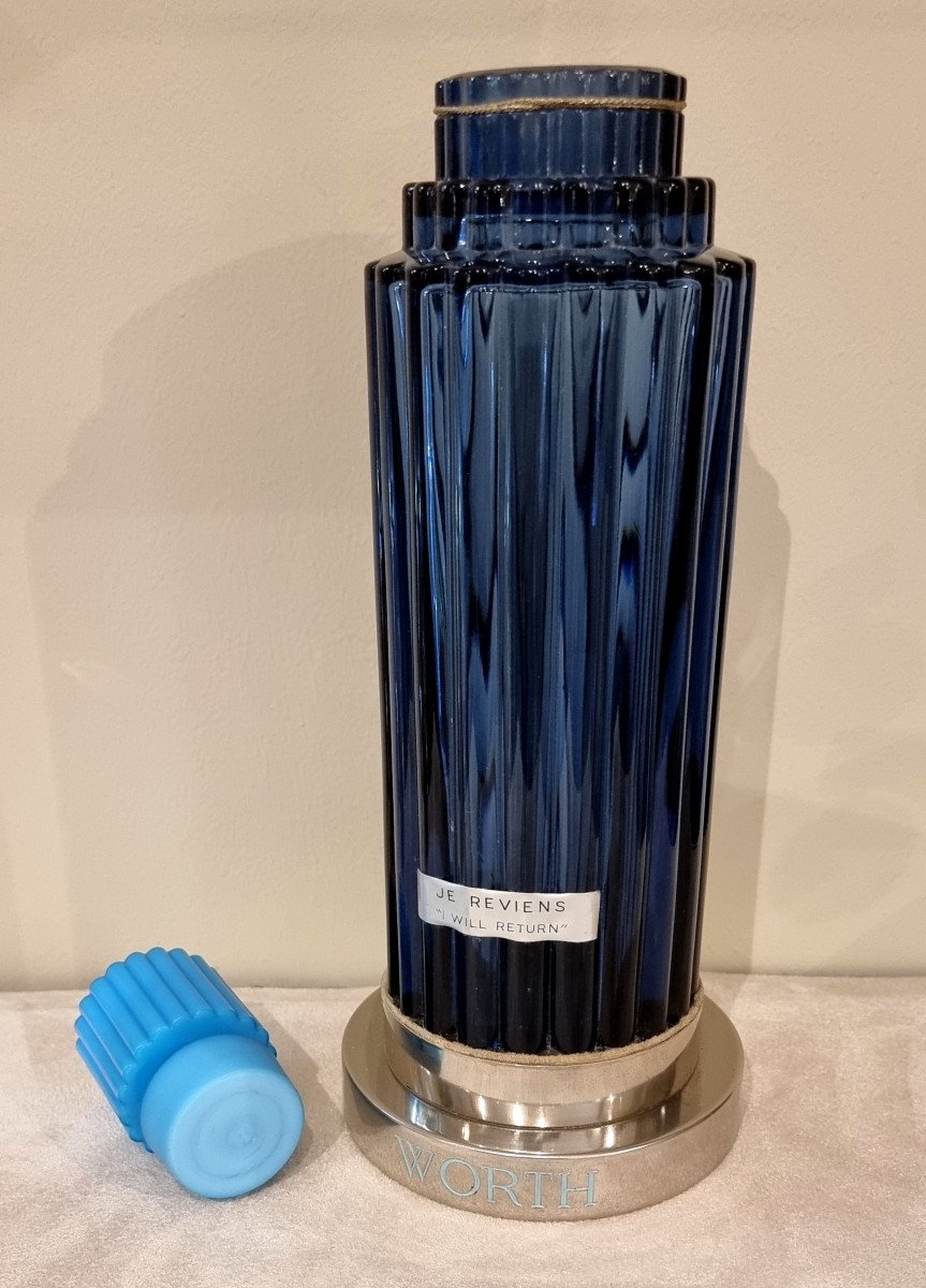 René Lalique Worth I Will Return  Giant Art Deco Bottle-photo-2