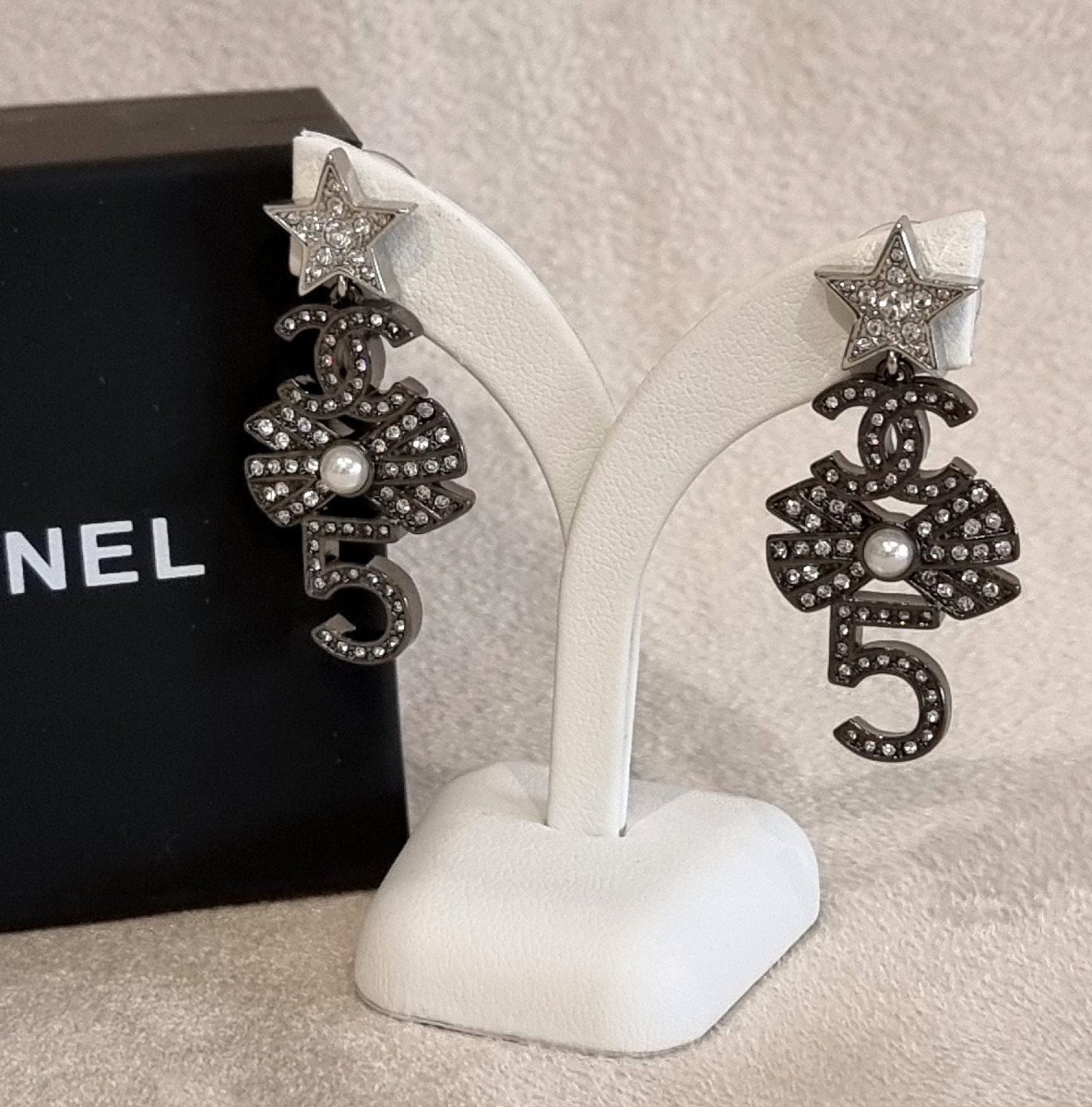 Chanel Paire De Boucles d'Oreilles-photo-3