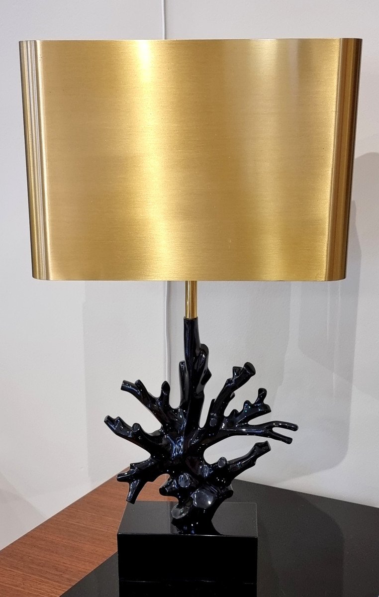 Maison Charles Paire De Lampes Corail Design 1970