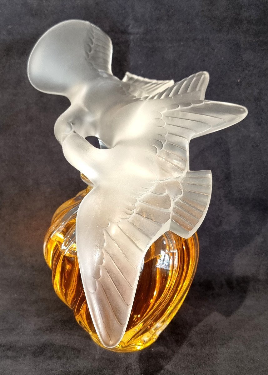 Marc Lalique Nina Ricci Flacon à Parfum Géant Cristal Air Du Temps 