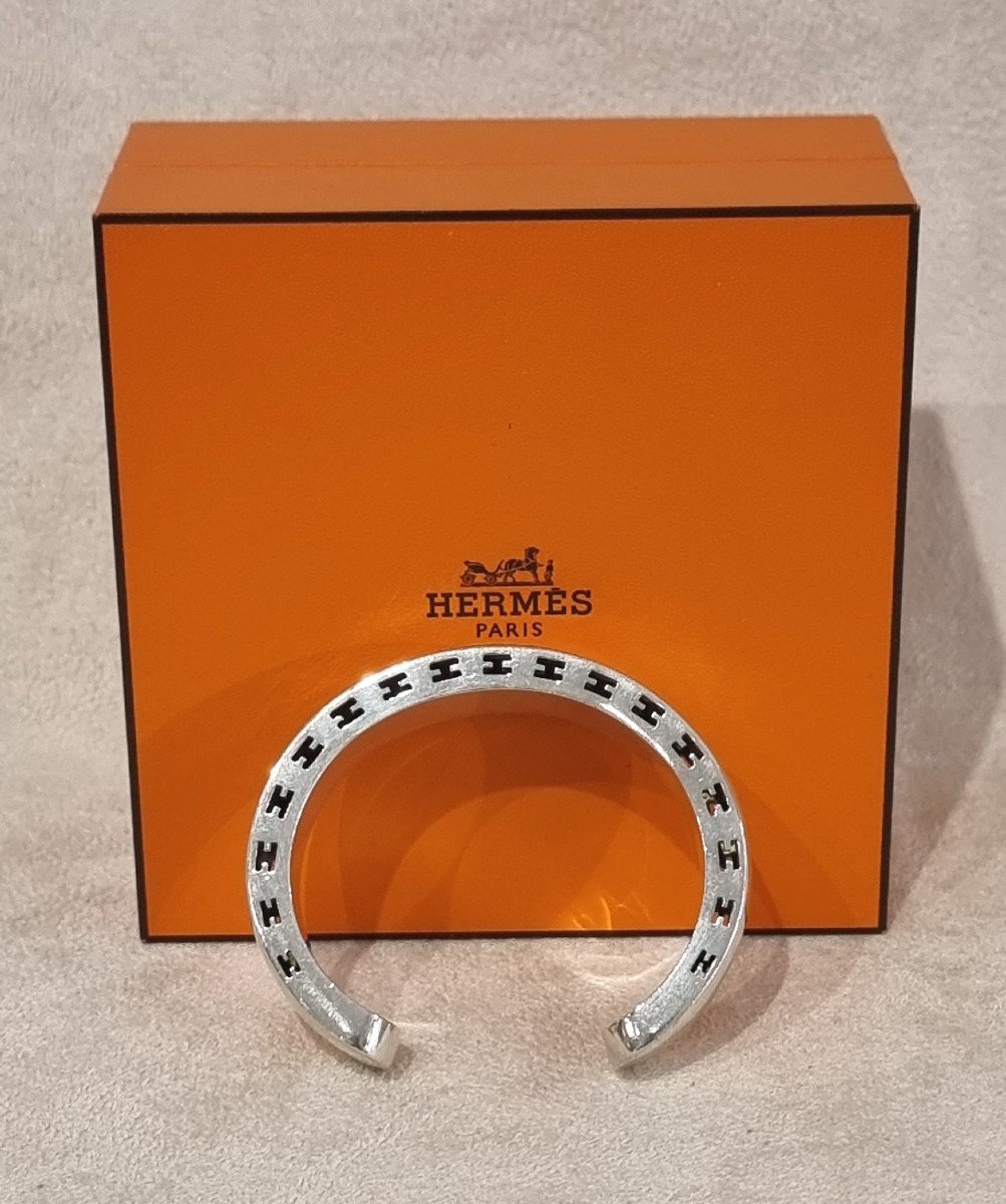 Hermès Bracelet Modèle Clarté Argent 925 Millièmes-photo-2