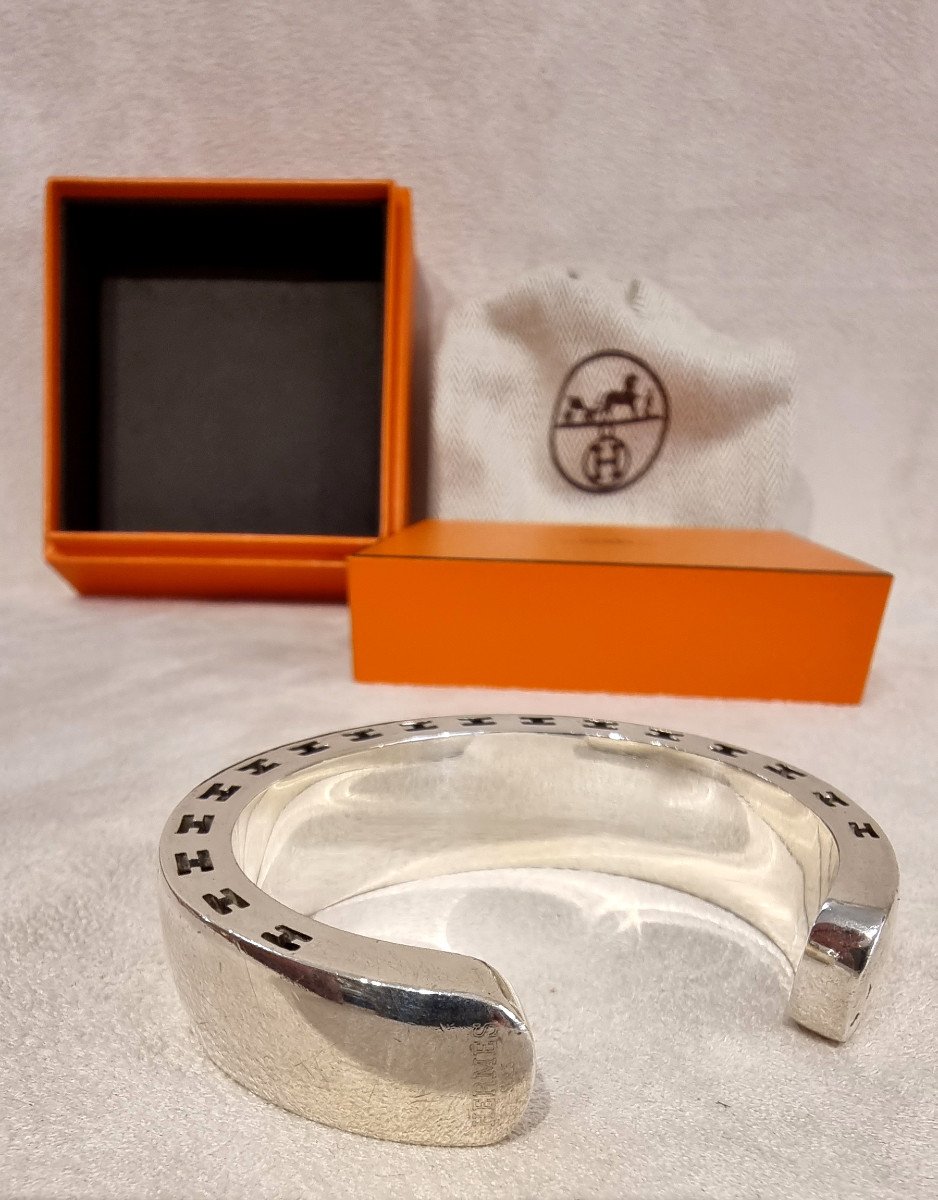 Hermès Bracelet Modèle Clarté Argent 925 Millièmes-photo-2