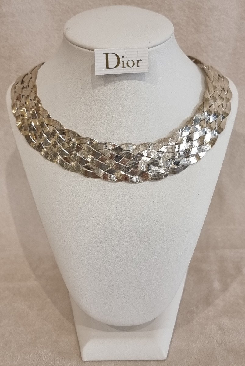 Christian Dior  &  John Galliano Collier En Argent