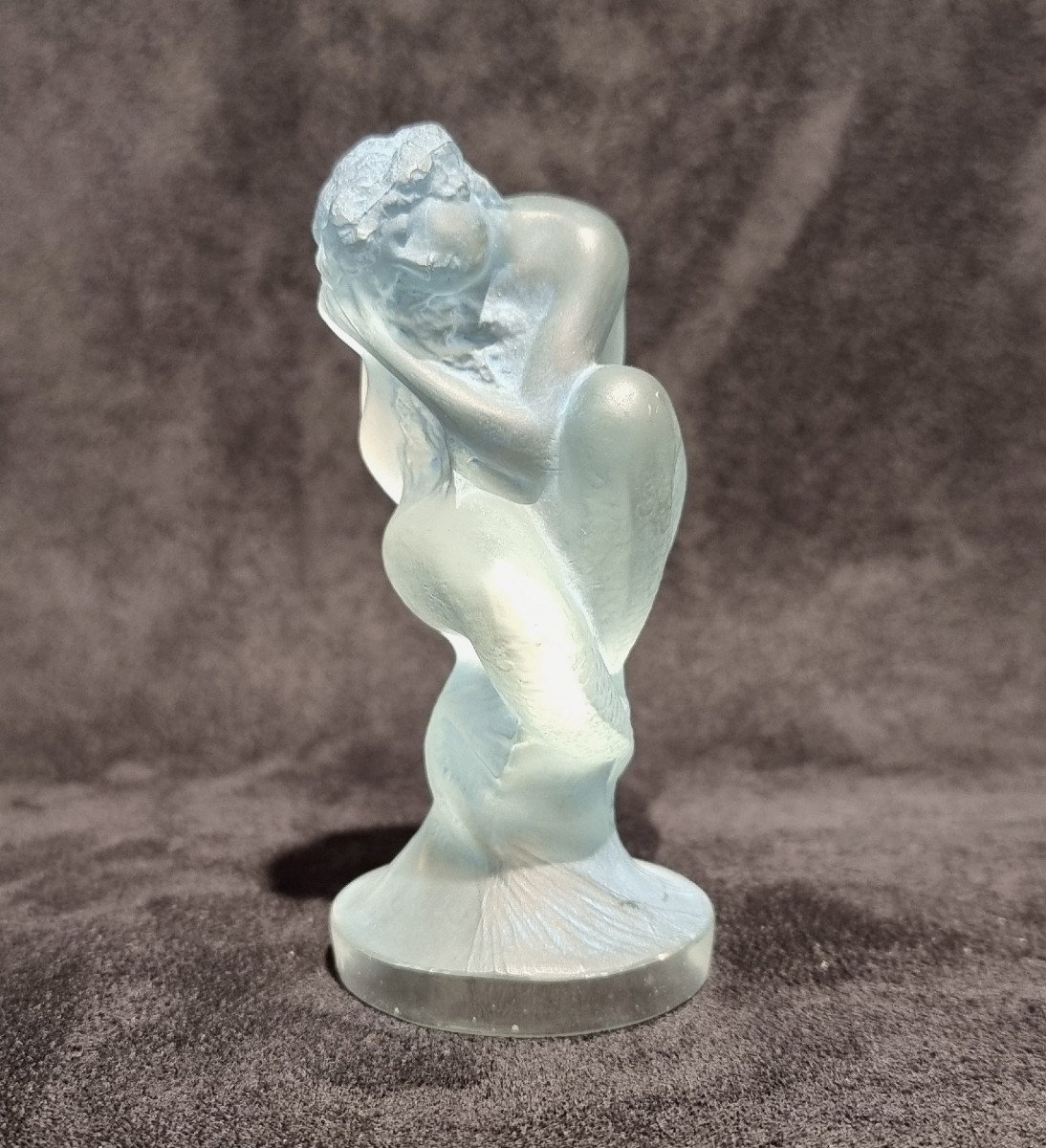 René Lalique Mascotte Sirène  Art Déco 1920 -photo-2