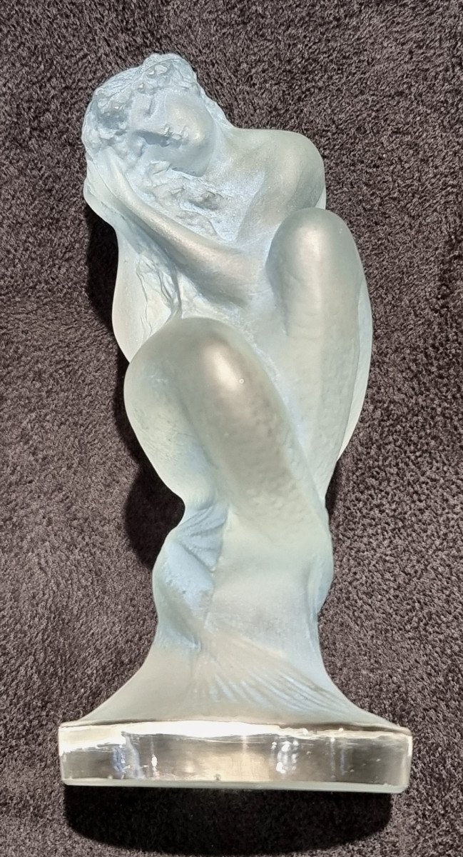 René Lalique Mascotte Sirène  Art Déco 1920 -photo-1
