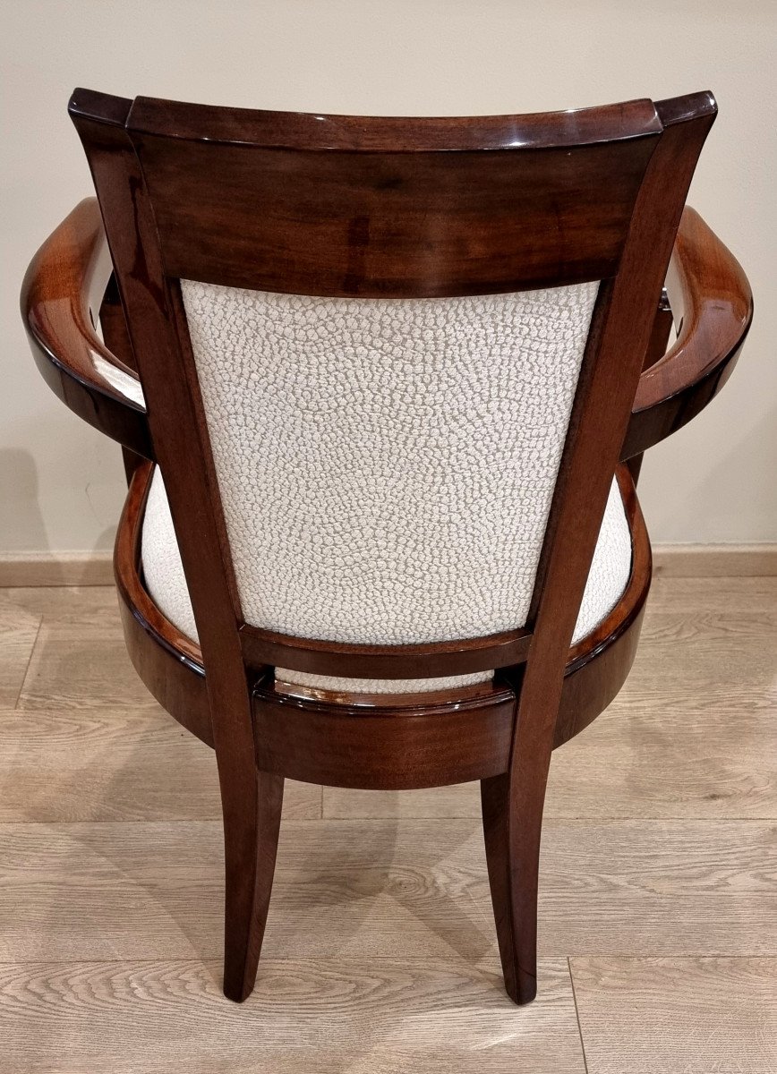Batistin Spade & Marc Simon Set Of 4 Normandy Model Armchairs Circa 1940-1950-photo-4