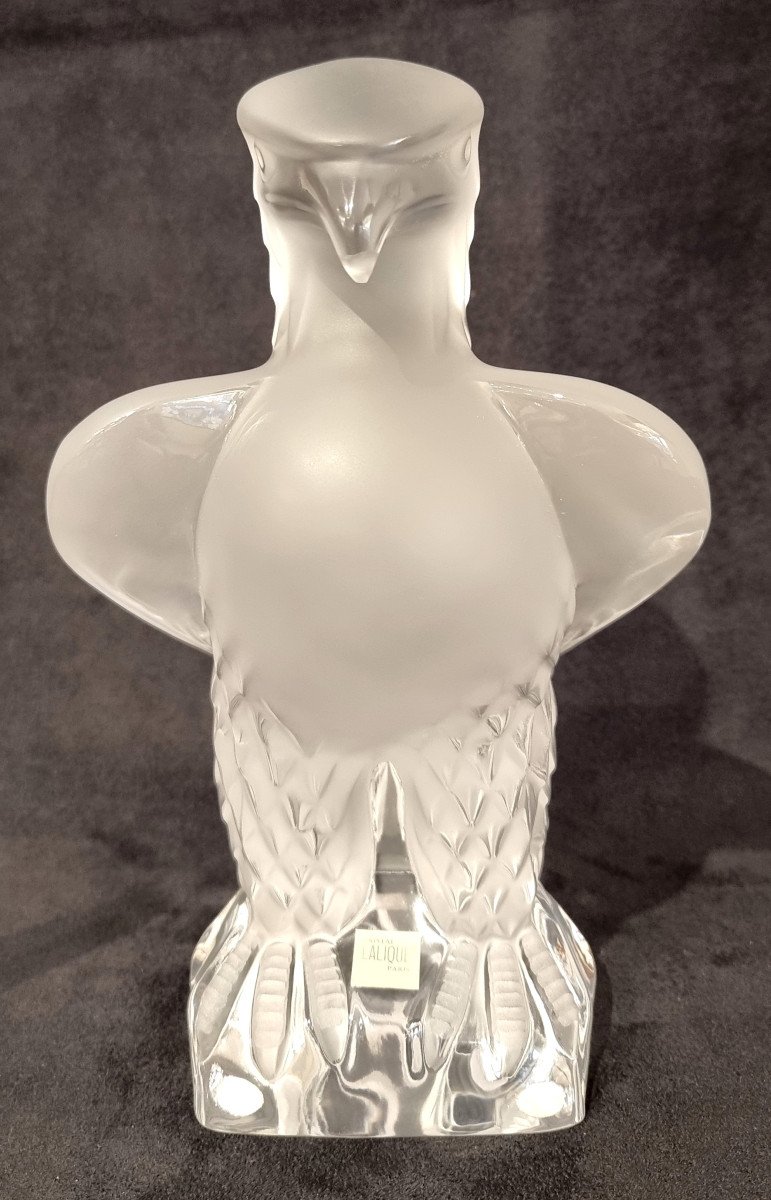 Lalique France Sculpture Aigle Impérial Cristal-photo-3