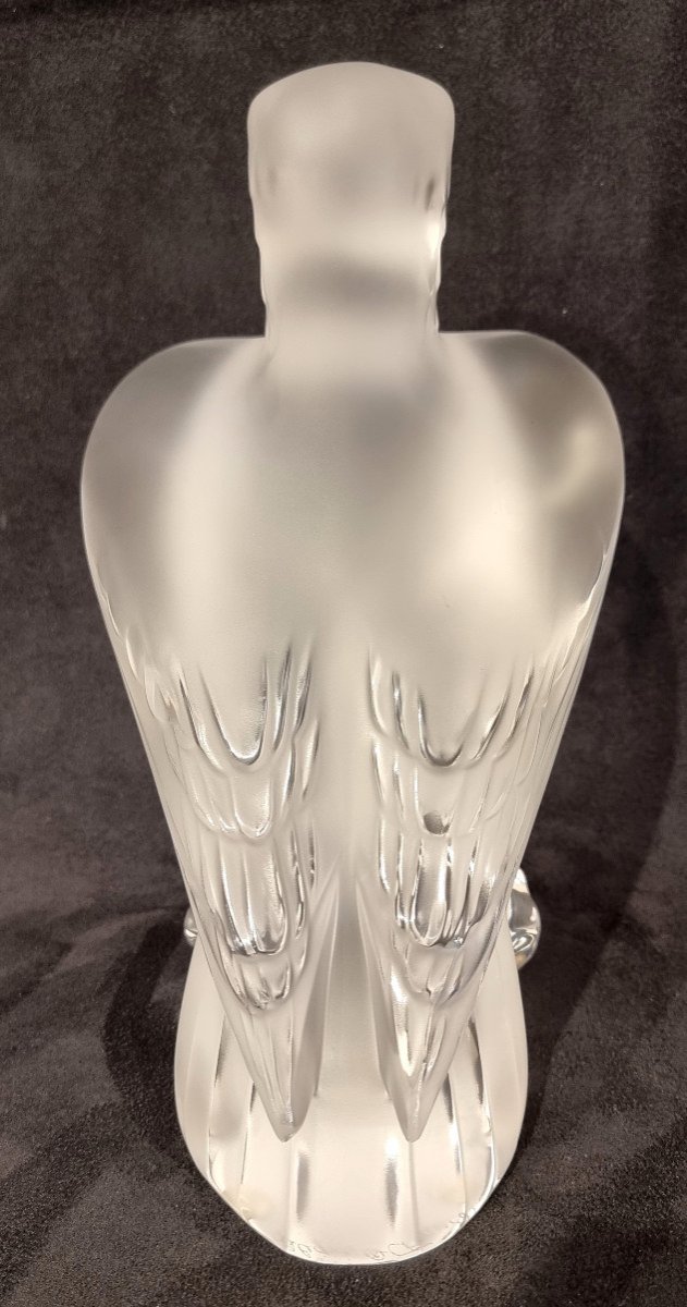 Lalique France Sculpture Aigle Impérial Cristal-photo-4