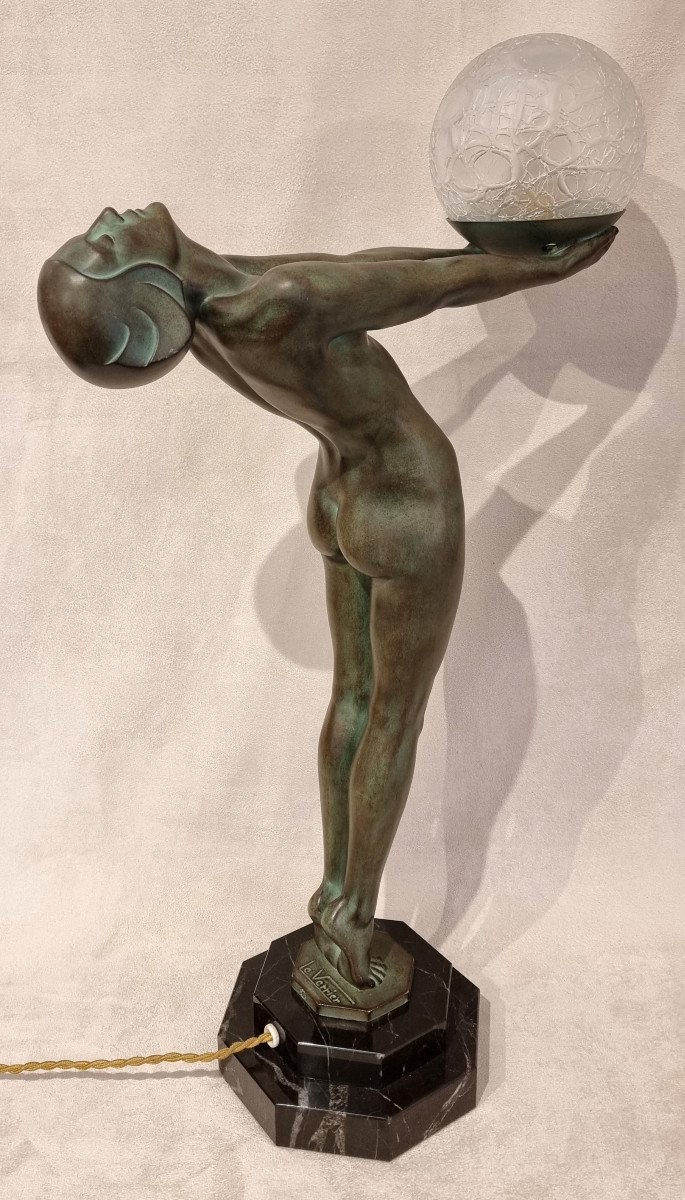 Max Le Verrier  Lumina Sculpture Lumineuse  Art Déco 1930-photo-5