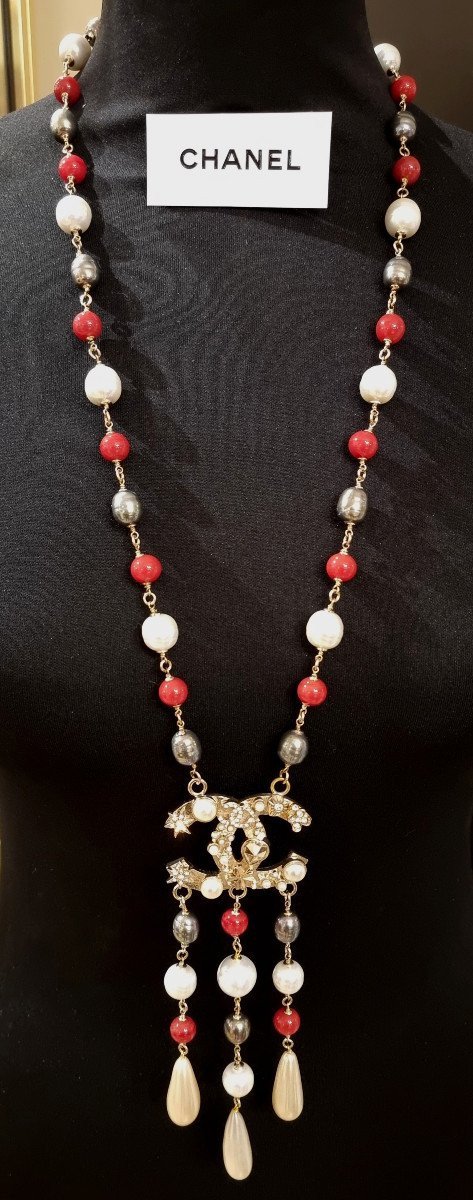 Chanel Paris Sautoir Collier -photo-3