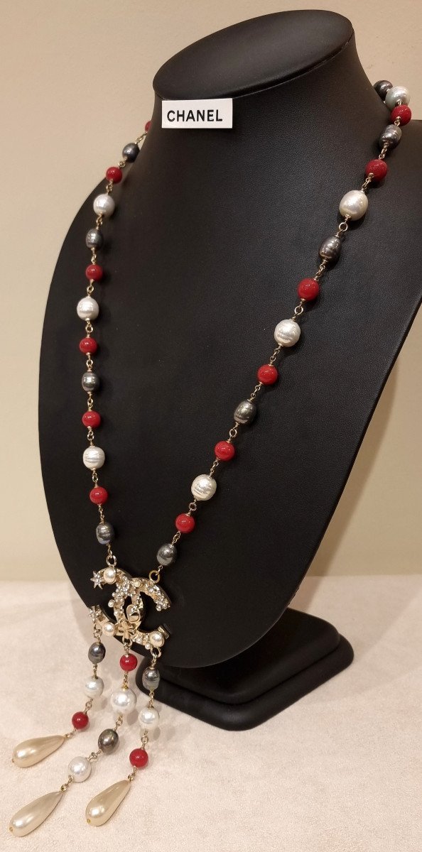 Chanel Paris Sautoir Collier -photo-4