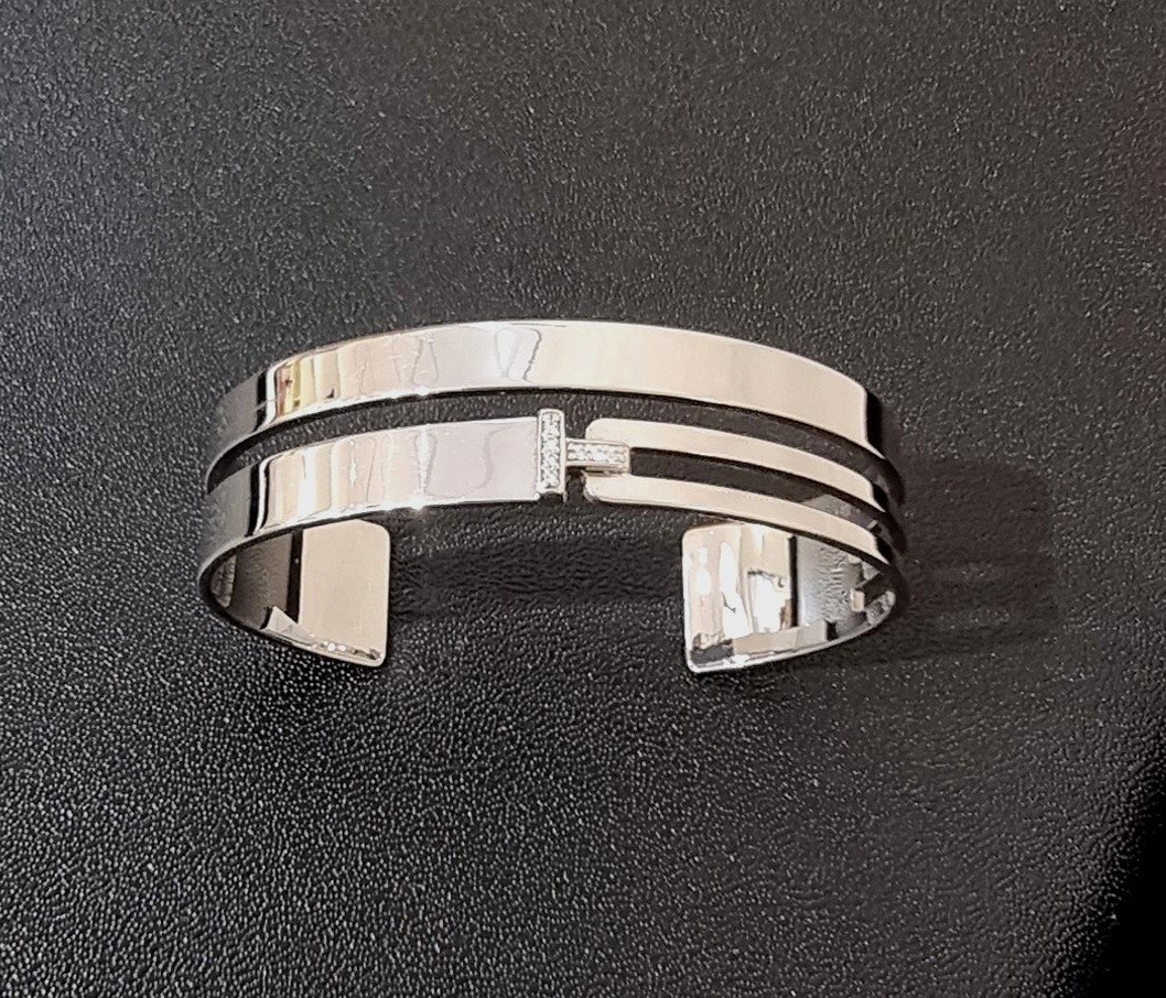 Guy Laroche Bracelet Argent & Cristal -photo-4