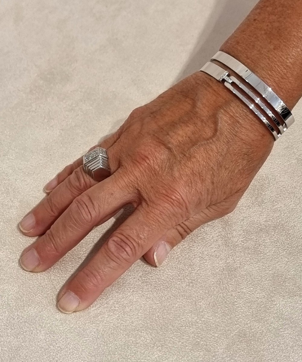 Guy Laroche Bracelet Argent & Cristal -photo-2