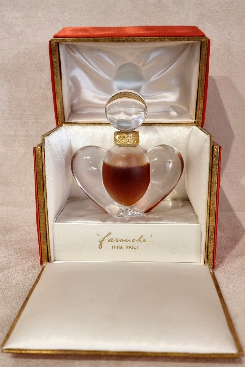 Marc Lalique Nina Ricci Farouche Flacon à Parfum En Cristal -photo-3