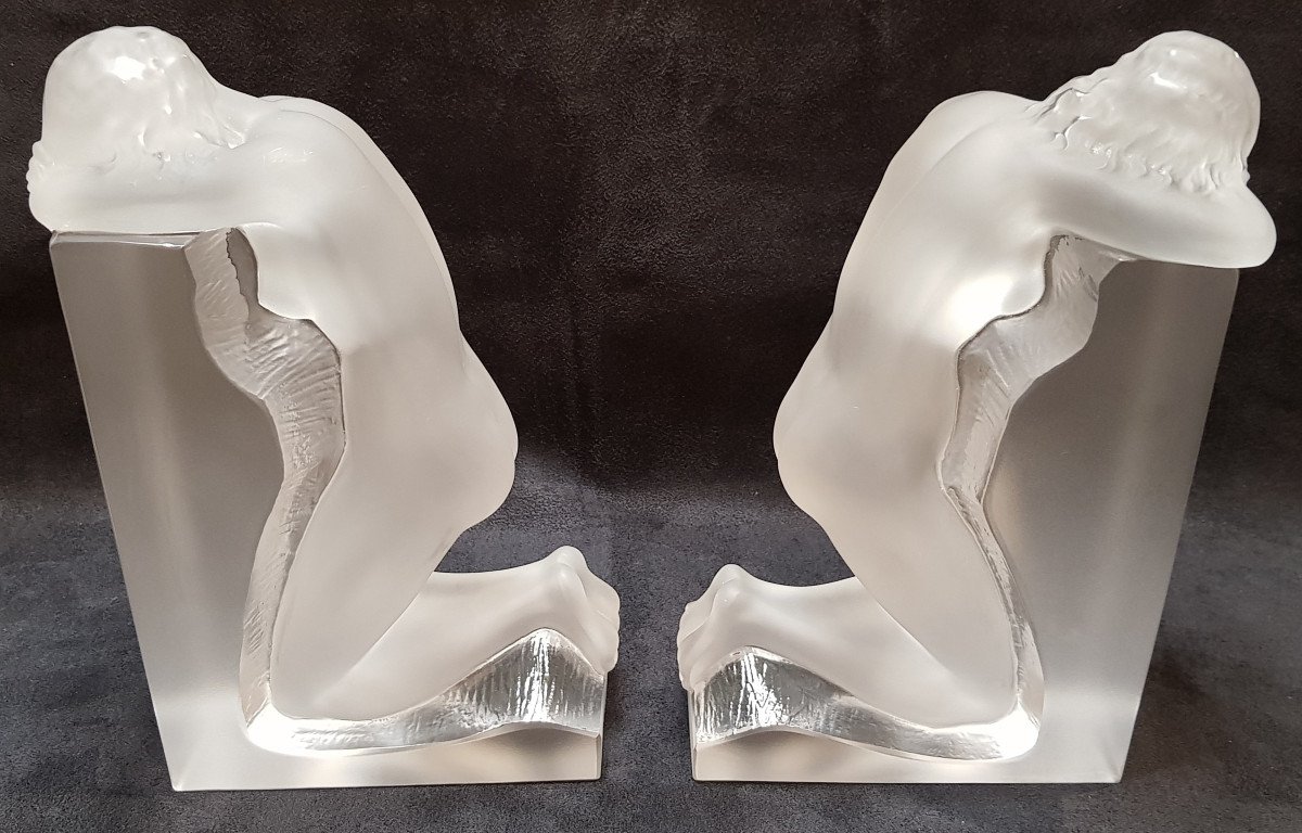 Lalique Rêverie Paire De Serre Livres En Cristal-photo-2