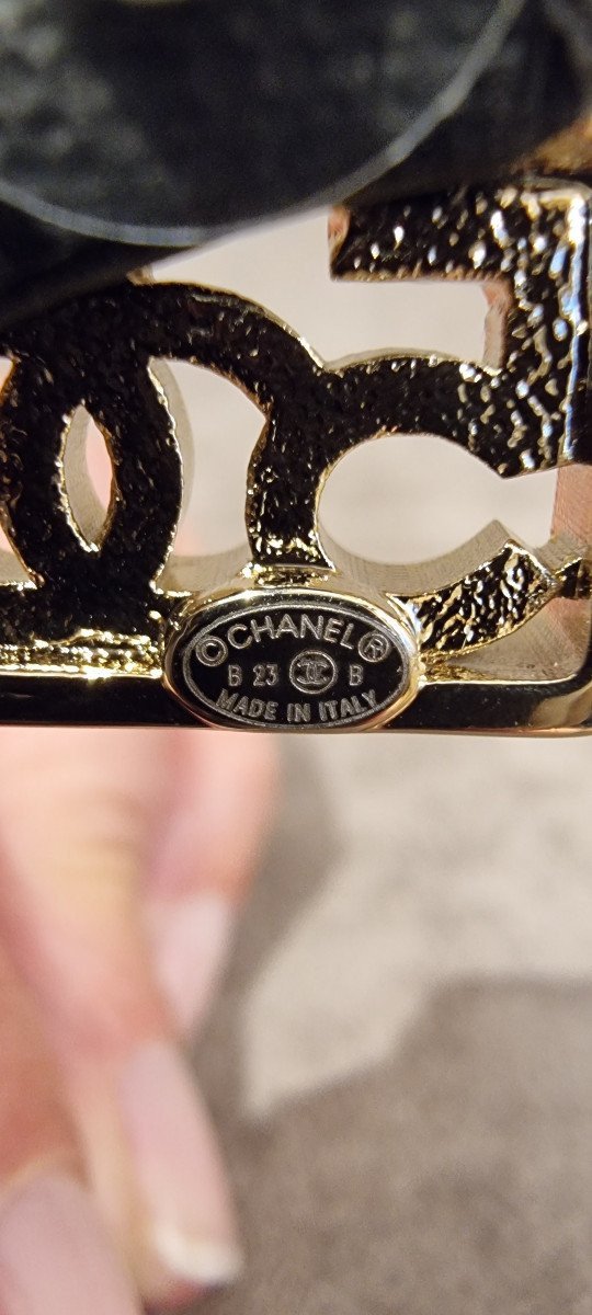 Chanel Pair Of Crystal Colored Earrings-photo-5