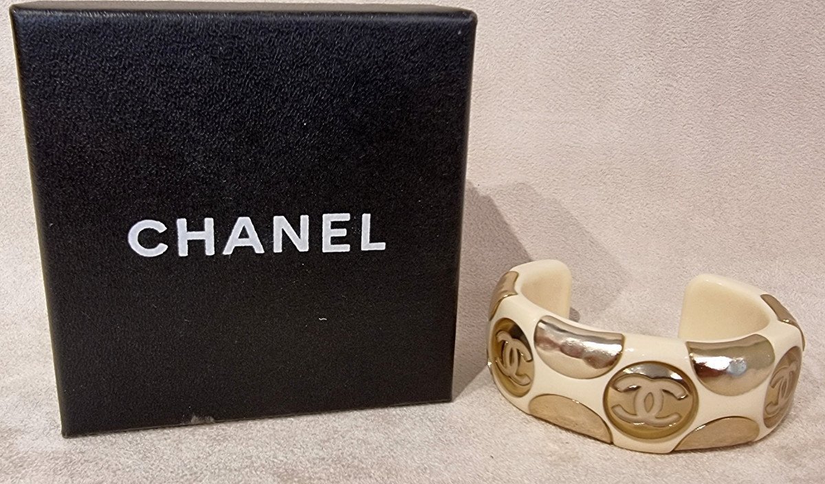 Chanel Resin Bangle Bracelet
