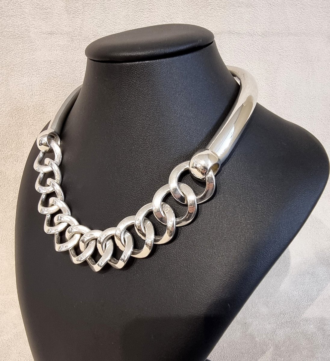 Hermès Princesse Des Steppes Necklace From 1998 In 925 Thousandths Silver-photo-5