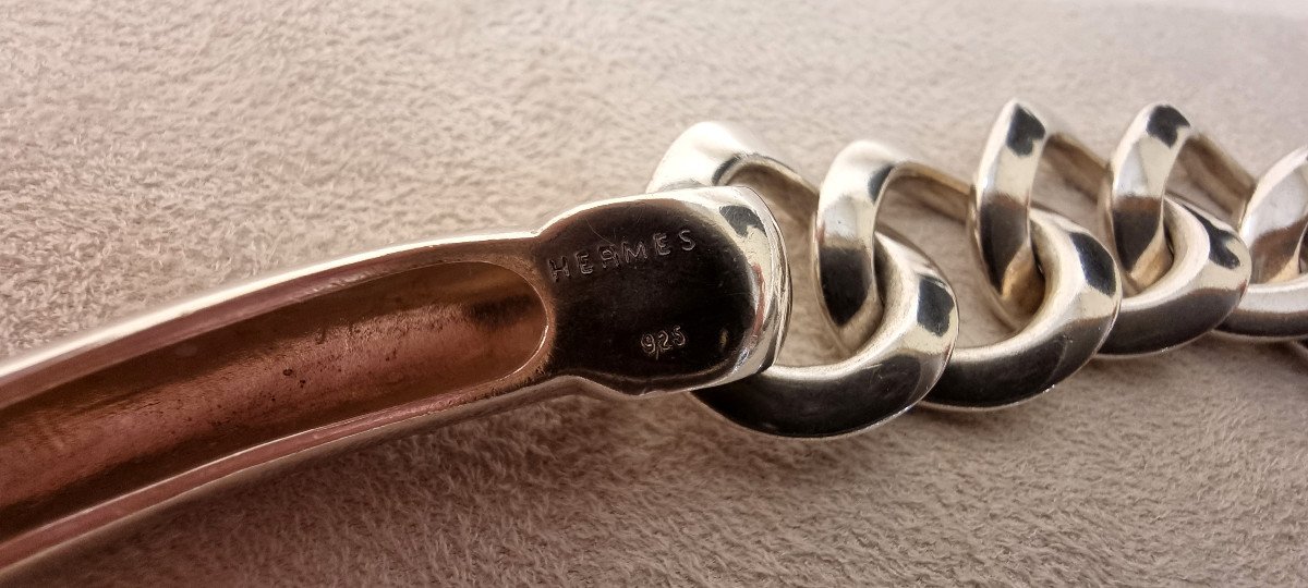 Hermès Princesse Des Steppes Necklace From 1998 In 925 Thousandths Silver-photo-7