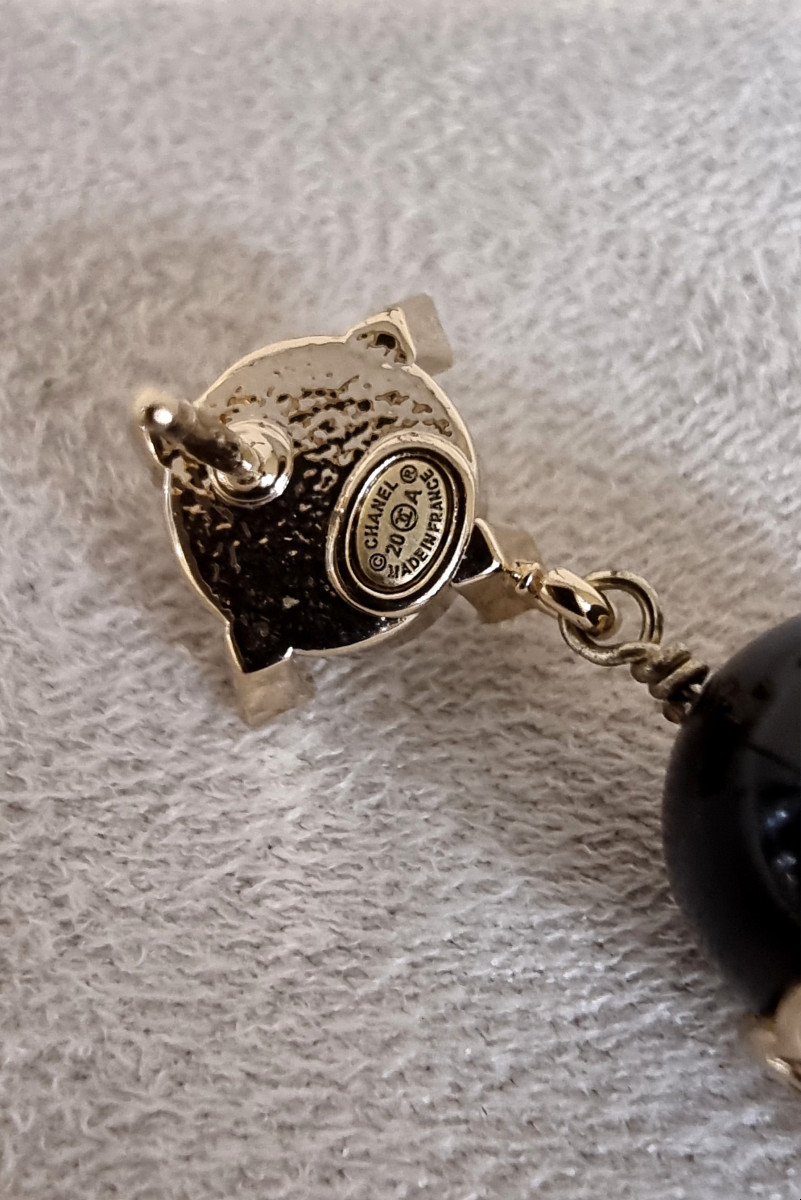 Chanel Paire De Boucles d'Oreilles Pendants -photo-6