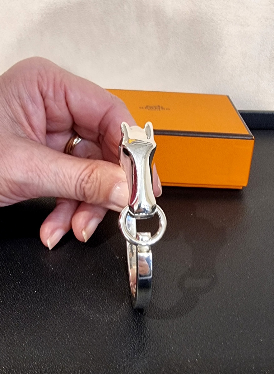 Hermès Bracelet Modèle Galop En Argent 925 Millièmes -photo-4
