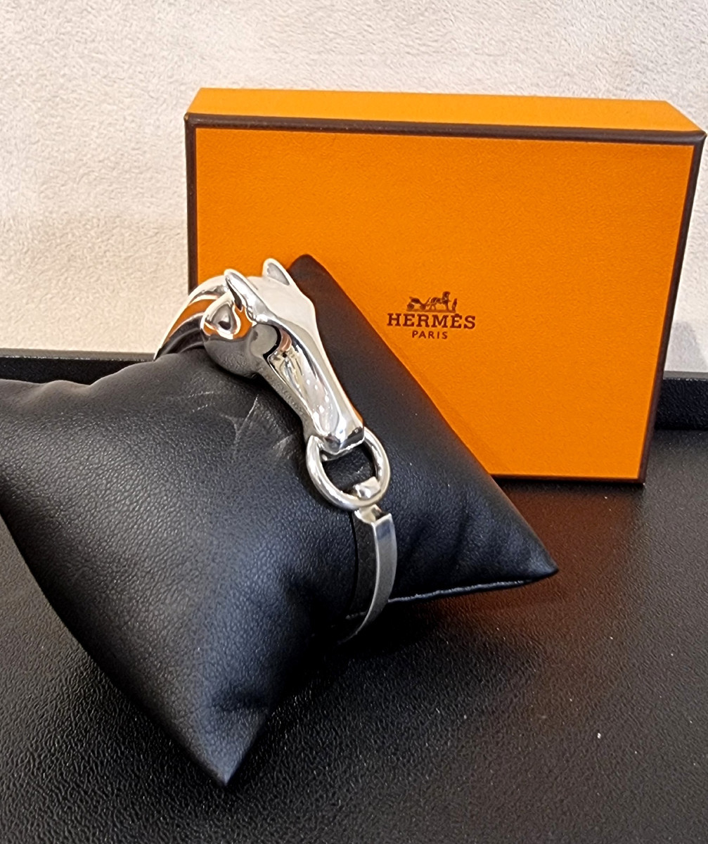 Hermès Bracelet Modèle Galop En Argent 925 Millièmes 