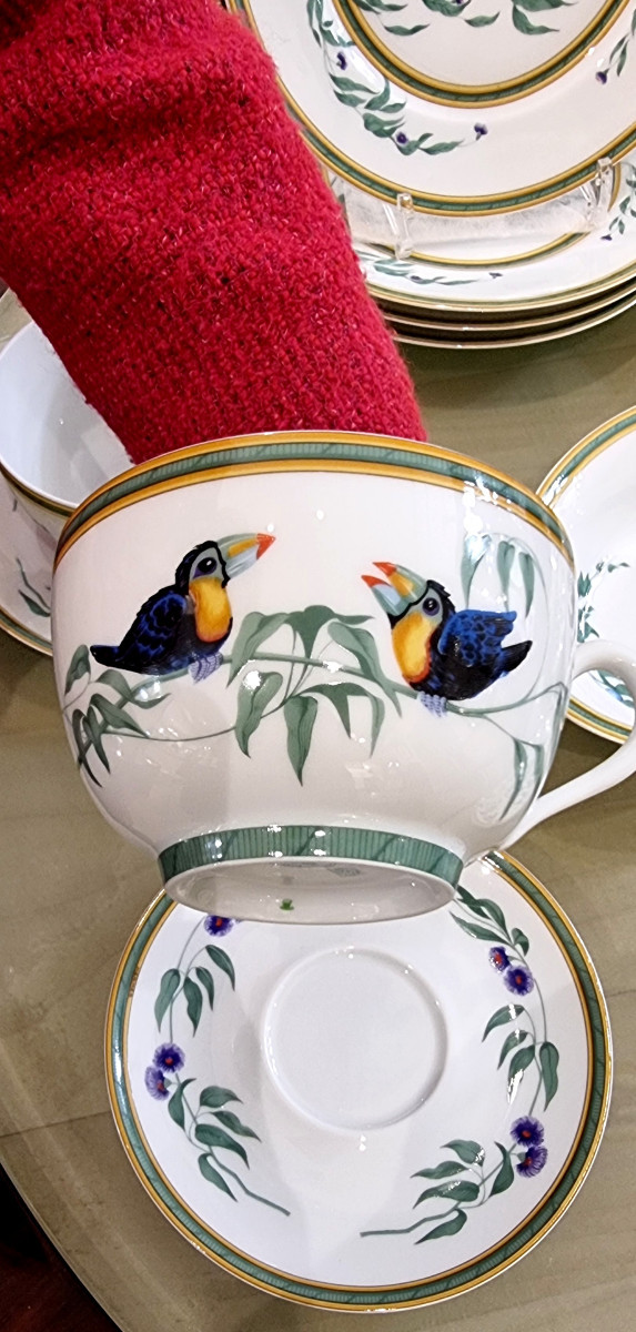 Hermès Toucans Porcelain Service Part -photo-4