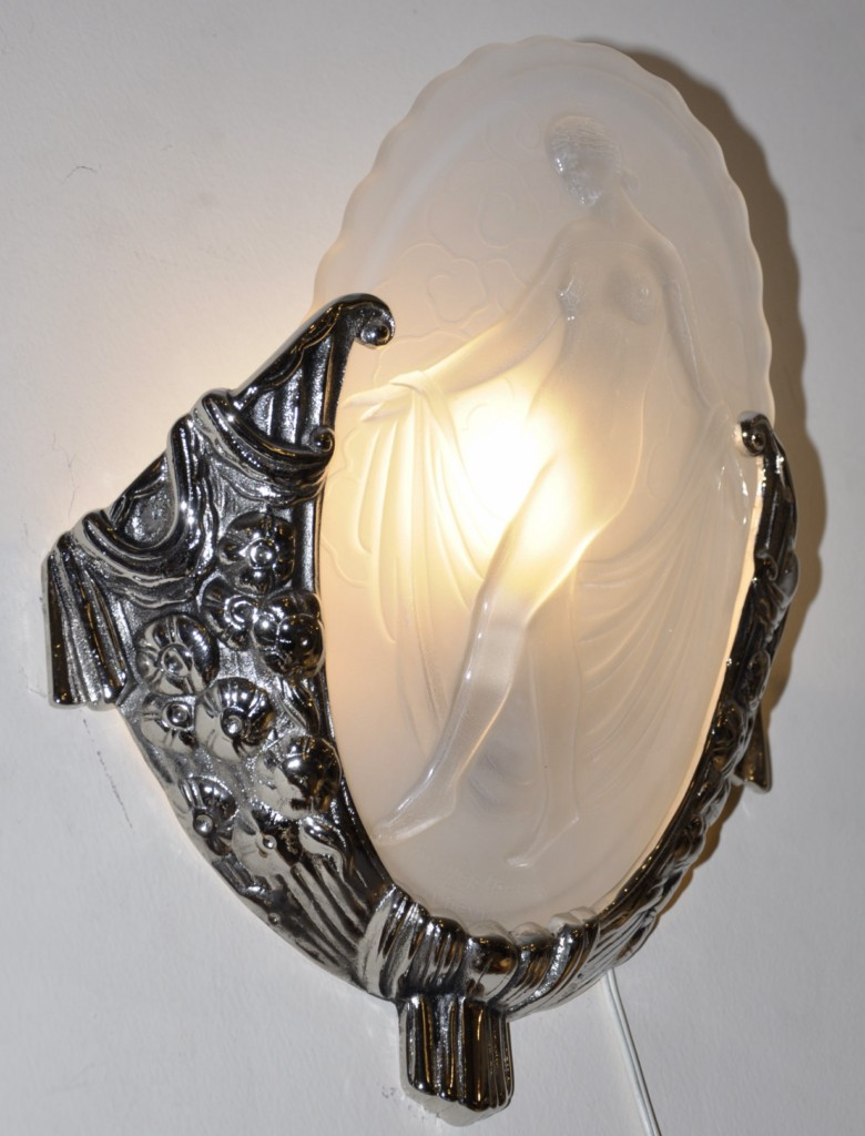 Muller Freres Pair Of Art Deco Wall Lights 1925-1930-photo-1
