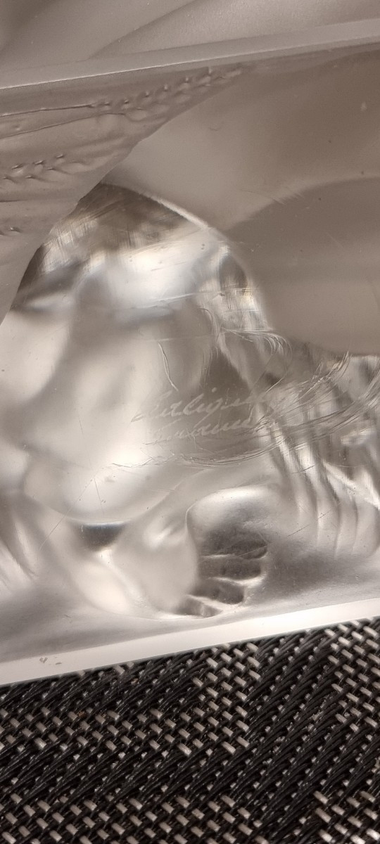 Lalique France Four Seasons Summer Statuette Circa 1950 -photo-2