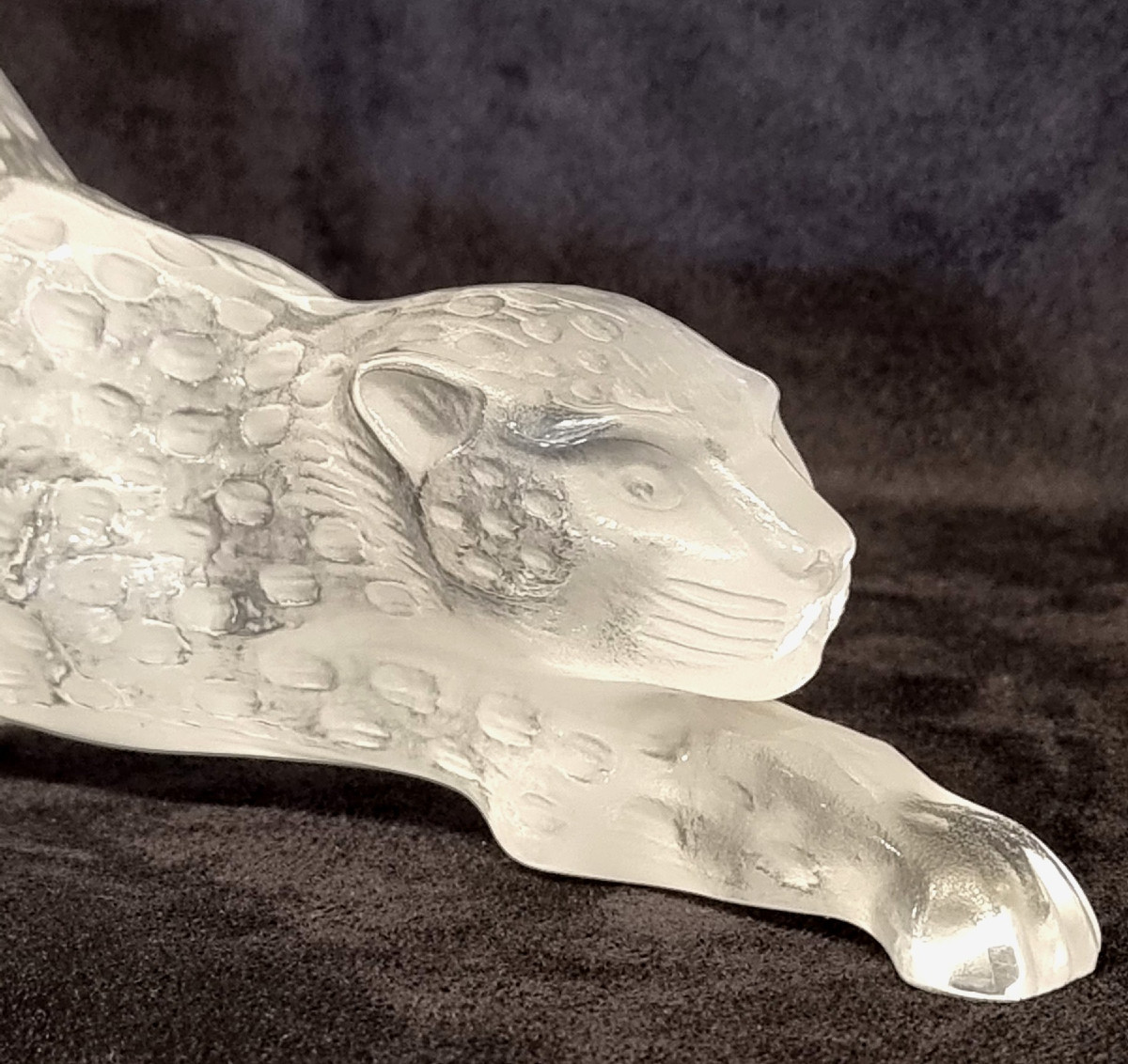 Lalique Marie Claude Panthère Zeila Large Model Crystal -photo-3